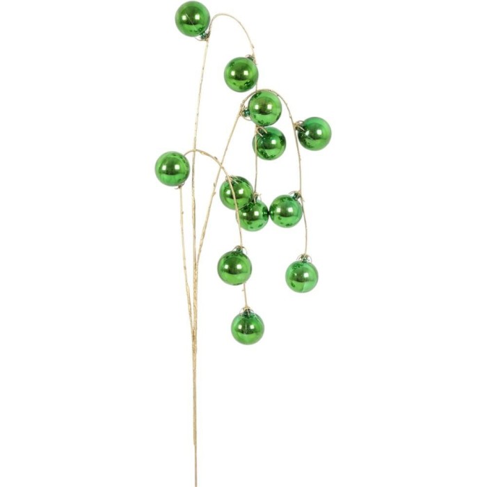 RAMO SFERE NATALIZIE VERDE H.95.25